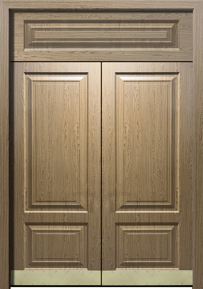 Экошпон с фрезеровкой дуб светлый 1421-28 РF 2 ДСФ