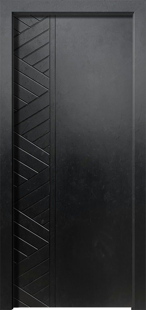 Экошпон с фрезеровкой лофт черный LS 00 929-2 